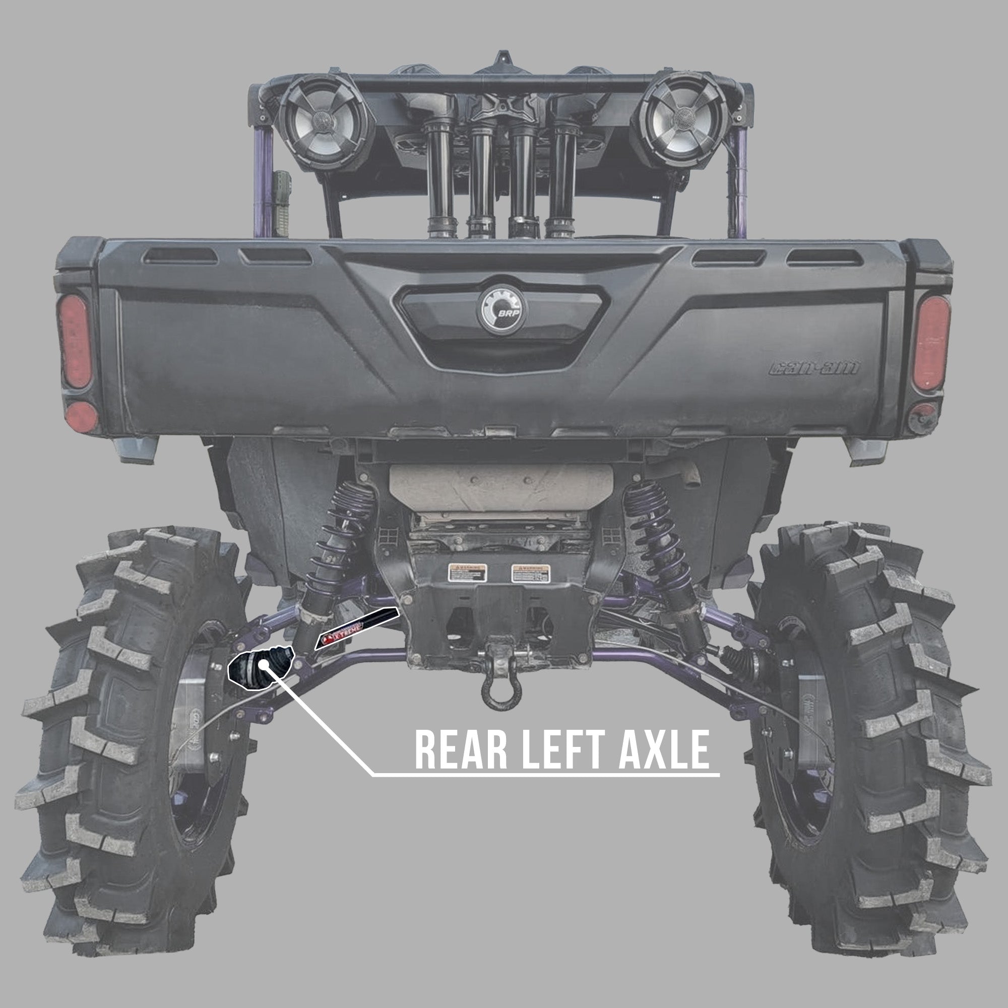 Polaris RZR S Demon Heavy Duty Axle