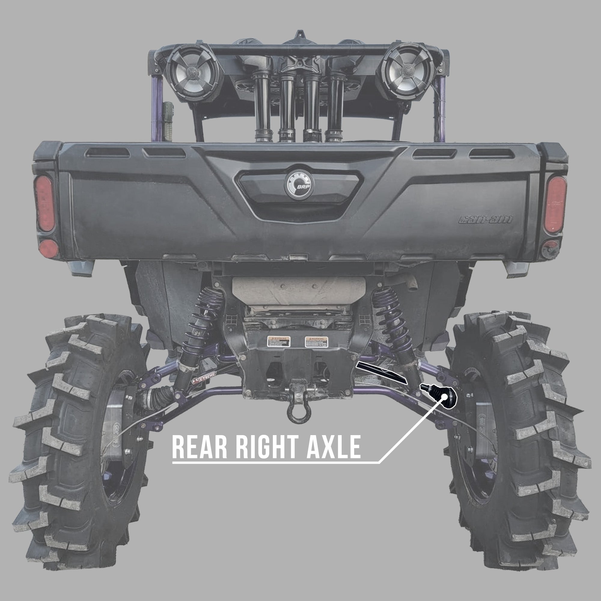Polaris RZR 800 Demon Xtreme Heavy Duty Axle